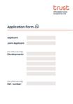 Trust Application Form May 2024