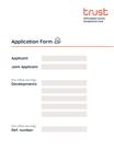 Trust Application Form May 2024