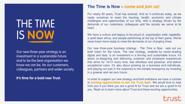 Time Is Now Come And Join Us