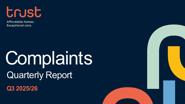 Complaints Performance Q3 2025-26