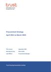 Procurement Strategy 2021-23