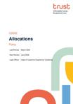 CS002 Allocations Policy