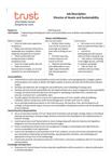 Director Of Assets And Sustainability Job Description